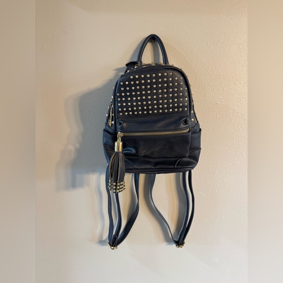 Bebe Studded Glitter Mini Backpack - Picture 1 of 8